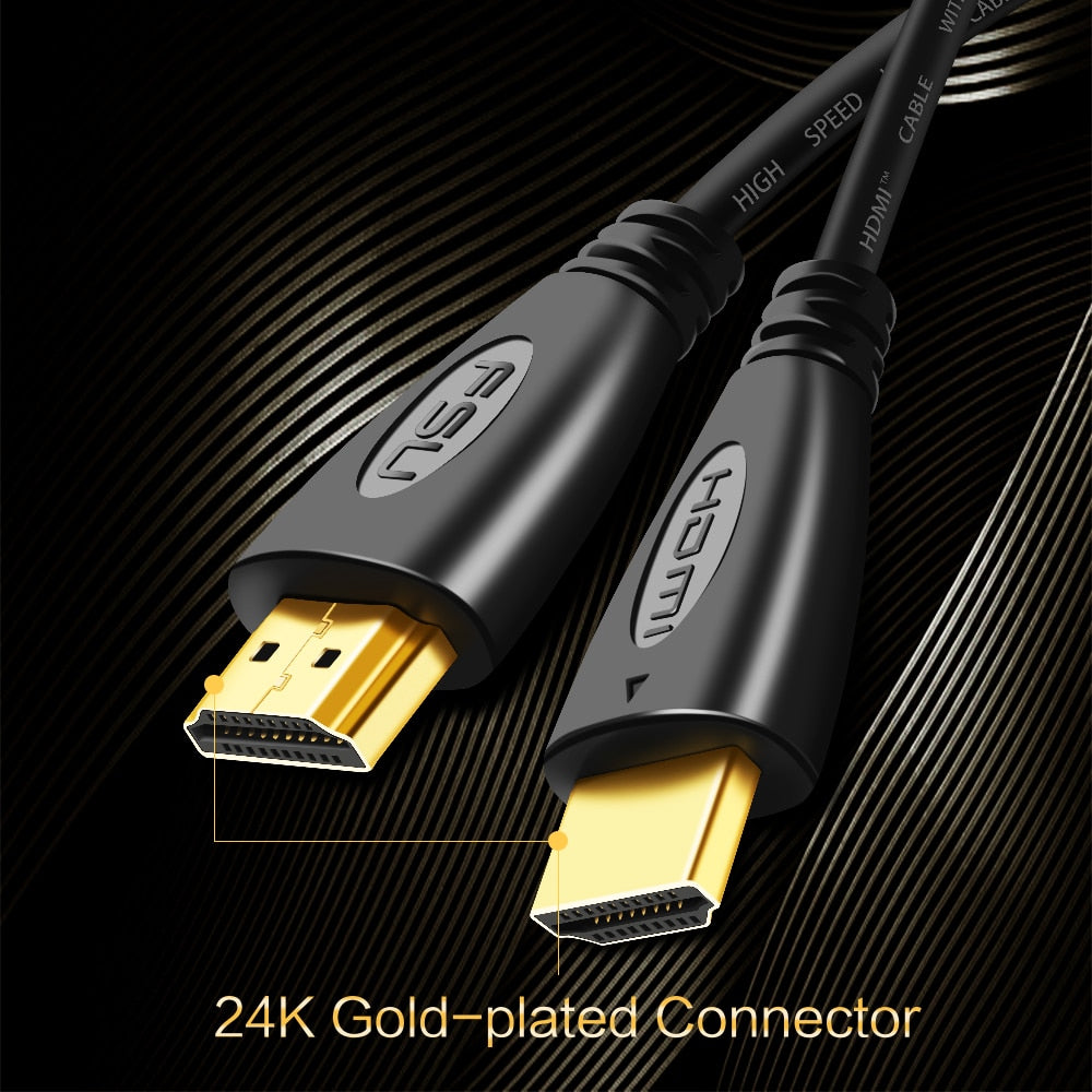 1080p HDMI Gold Plated 1.4 3D Cable for HDTV 1.5m 2m 3m 5m 10m 15m 20m