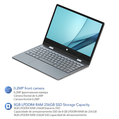 BMAX Y11 11.6" Intel Full HD 8GB + 256GB SSD Ultra-Thin Notebook Laptop